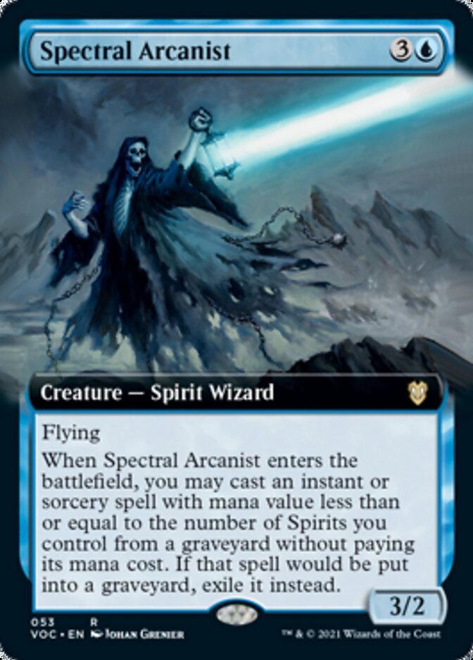 Spectral Arcanist (Extended) [Innistrad: Crimson Vow Commander] | Grognard Games