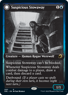 Suspicious Stowaway // Seafaring Werewolf [Innistrad: Double Feature] | Grognard Games