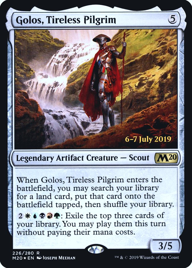 Golos, Tireless Pilgrim  [Core Set 2020 Prerelease Promos] | Grognard Games