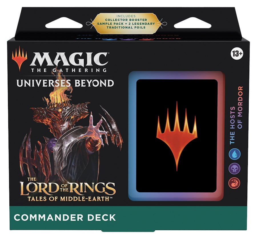 The Lord of the Rings: Tales of Middle-earth - Commander Deck (The Hosts of Mordor) | Grognard Games