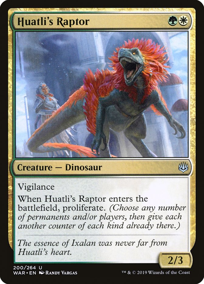 Huatli's Raptor [War of the Spark] | Grognard Games