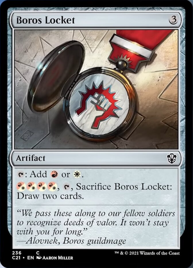 Boros Locket [Commander 2021] | Grognard Games