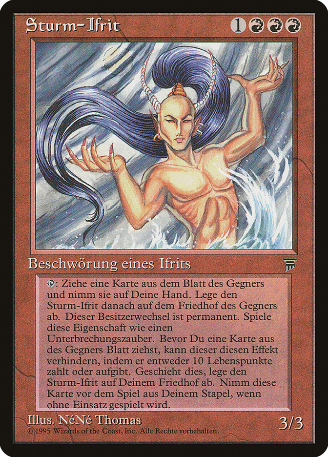 Tempest Efreet (German)- "Sturm-Ifrit" [Renaissance] | Grognard Games