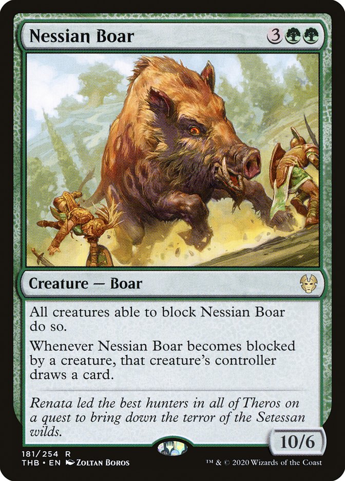 Nessian Boar [Theros Beyond Death] | Grognard Games