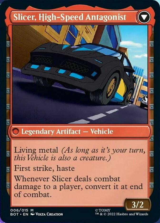 Slicer, Hired Muscle // Slicer, High-Speed Antagonist [Universes Beyond: Transformers] | Grognard Games