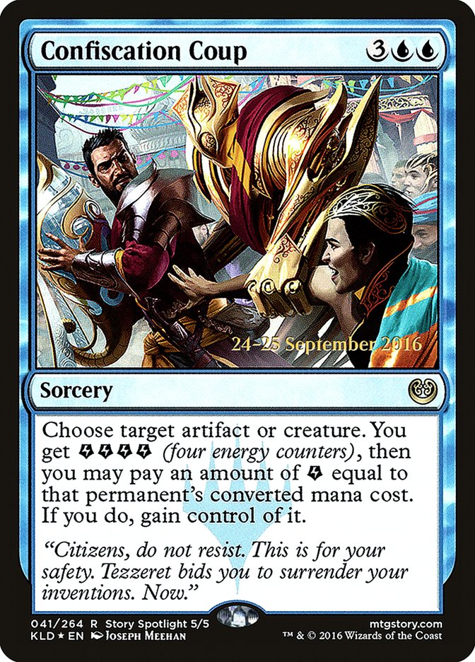 Confiscation Coup  [Kaladesh Prerelease Promos] | Grognard Games