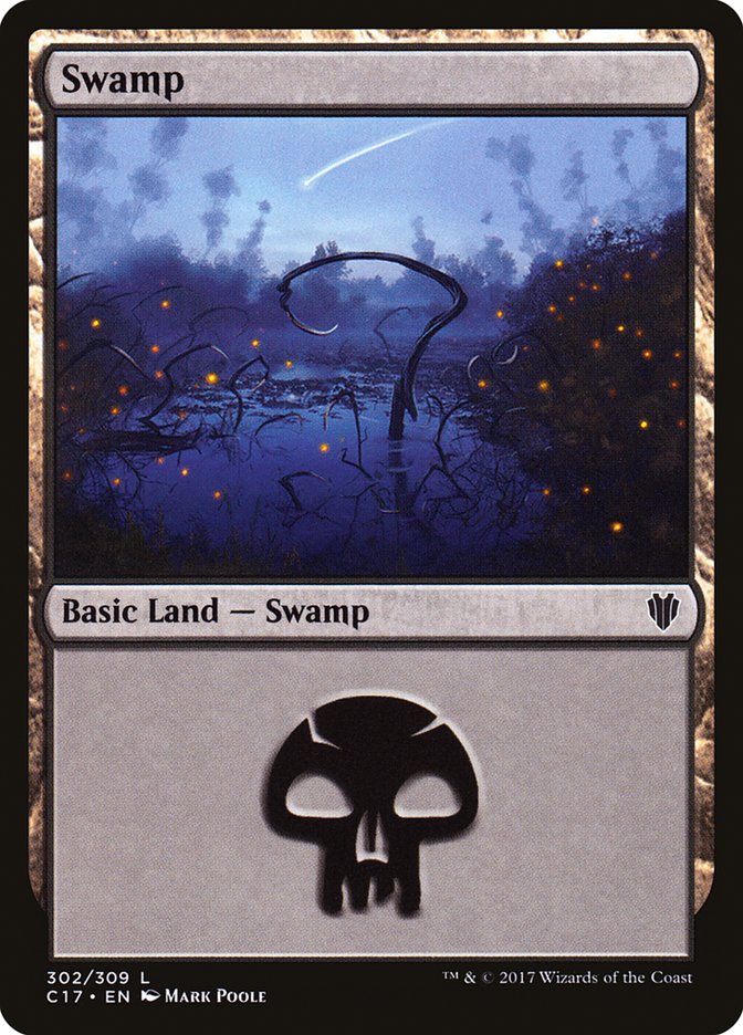 Swamp (302) [Commander 2017] | Grognard Games