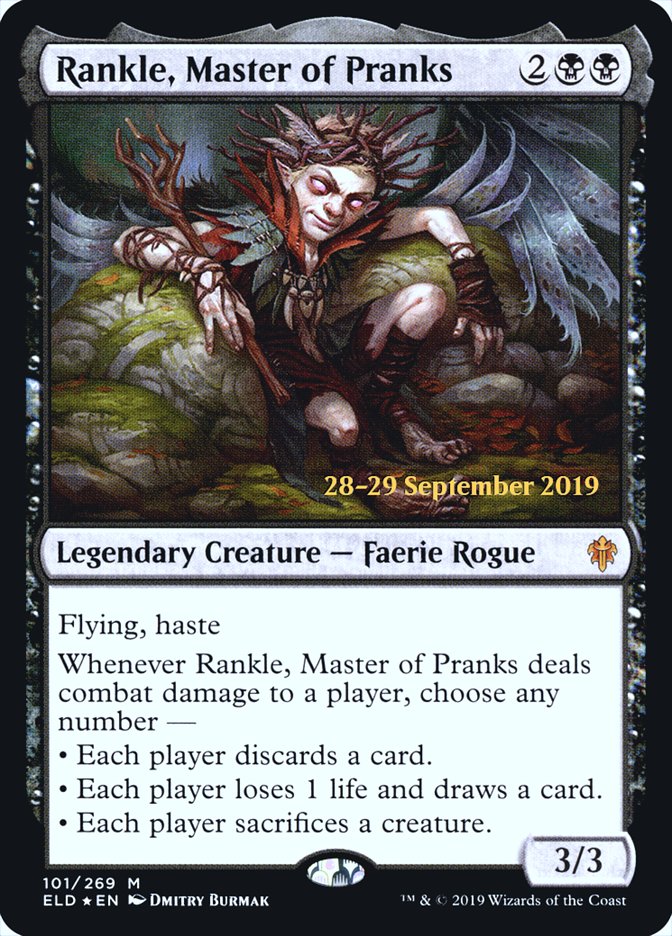 Rankle, Master of Pranks  [Throne of Eldraine Prerelease Promos] | Grognard Games