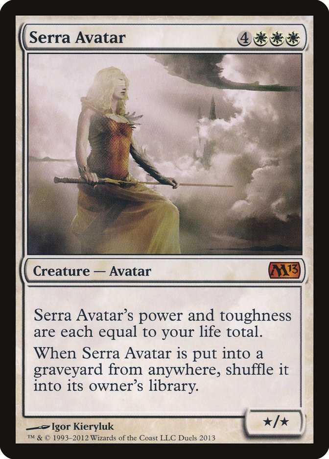 Serra Avatar (Duels of the Planeswalkers Promos) [Duels of the Planeswalkers Promos 2012] | Grognard Games
