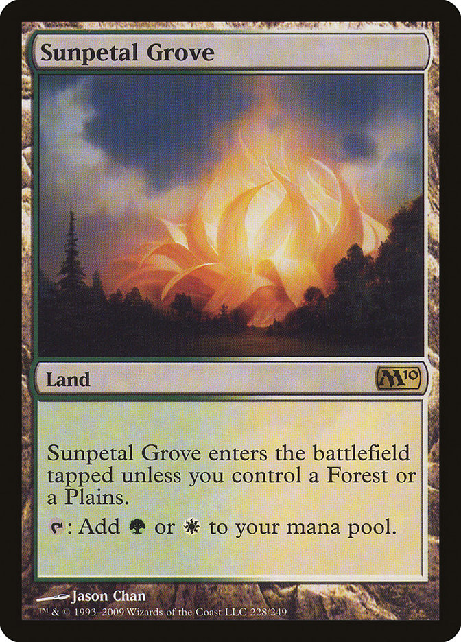 Sunpetal Grove [Magic 2010] | Grognard Games