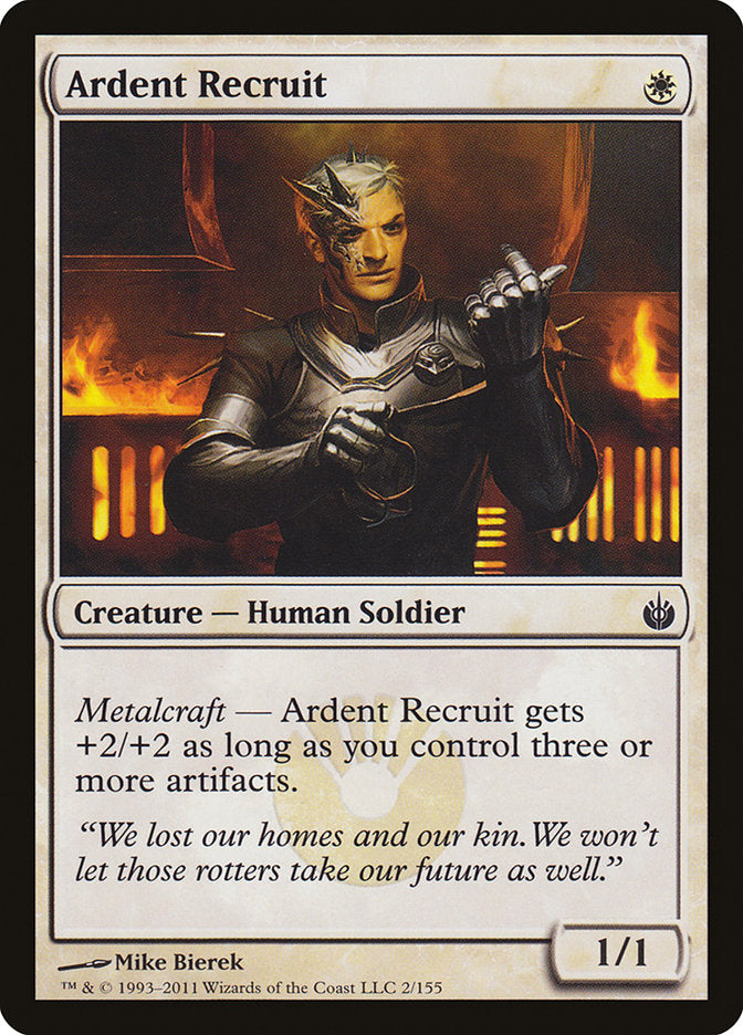 Ardent Recruit [Mirrodin Besieged] | Grognard Games