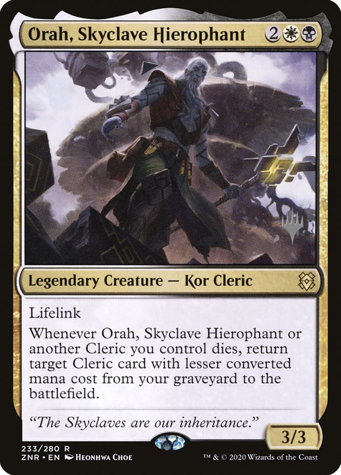 Orah, Skyclave Hierophant (Promo Pack) [Zendikar Rising Promos] | Grognard Games