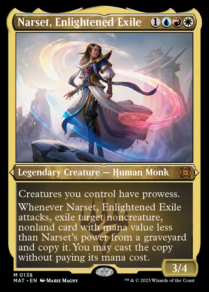Narset, Enlightened Exile (Foil Etched) [March of the Machine: The Aftermath] | Grognard Games