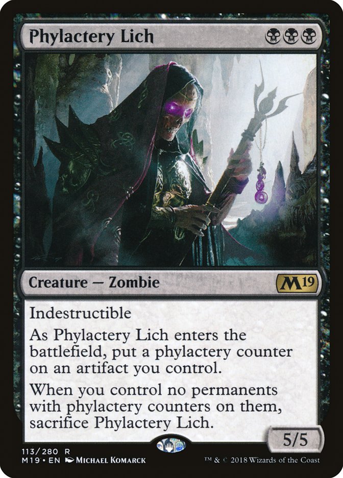 Phylactery Lich [Core Set 2019] | Grognard Games