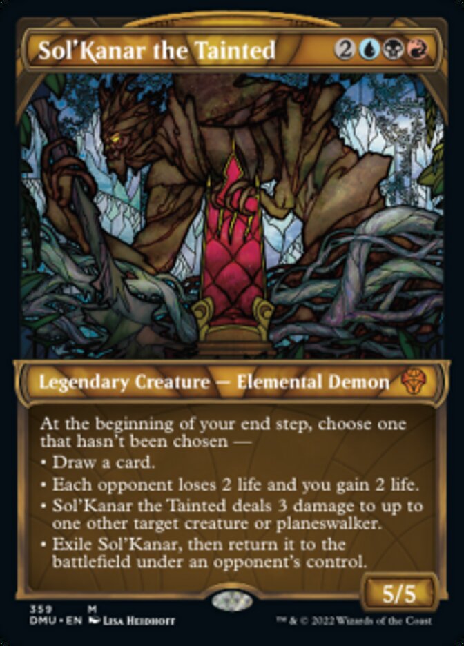 Sol'Kanar the Tainted (Showcase Textured) [Dominaria United] | Grognard Games