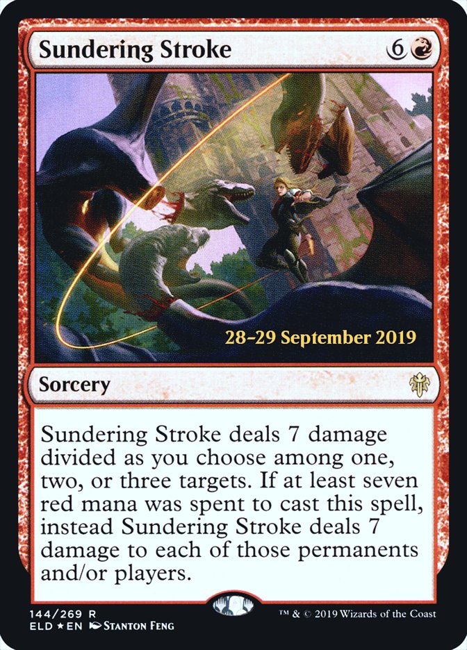 Sundering Stroke  [Throne of Eldraine Prerelease Promos] | Grognard Games