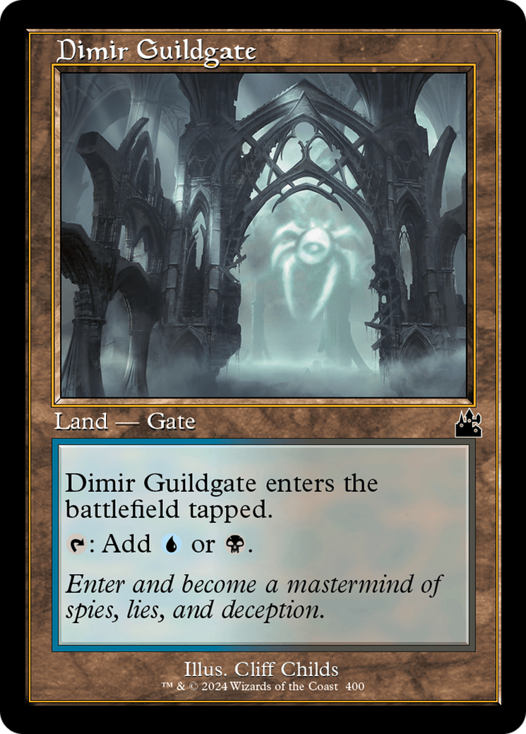 Dimir Guildgate (Retro Frame) [Ravnica Remastered] | Grognard Games