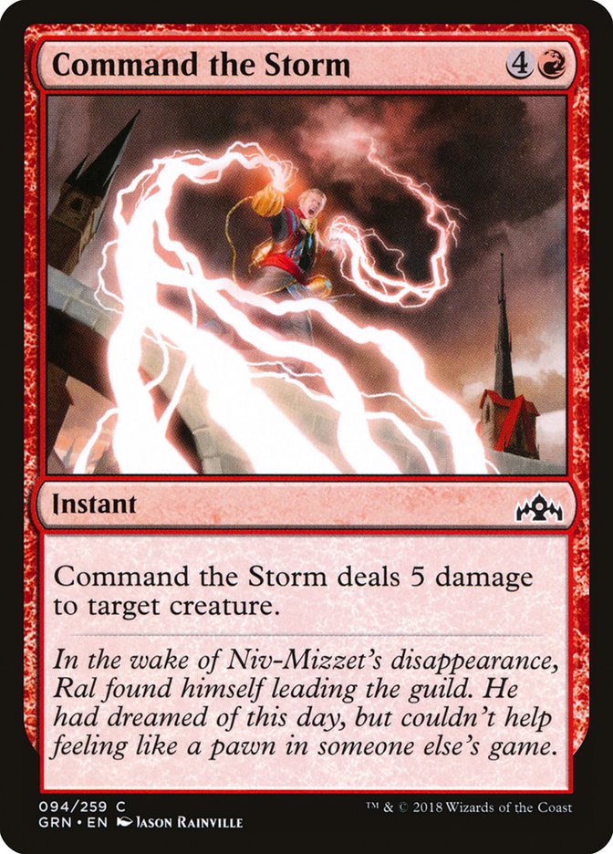 Command the Storm [Guilds of Ravnica] | Grognard Games