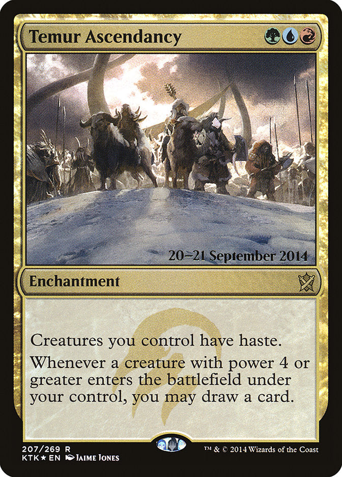 Temur Ascendancy  [Khans of Tarkir Prerelease Promos] | Grognard Games