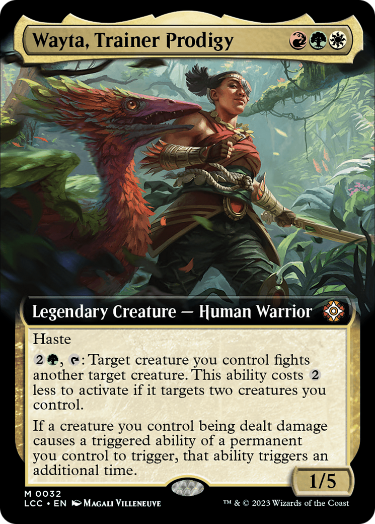 Wayta, Trainer Prodigy (Extended Art) [The Lost Caverns of Ixalan Commander] | Grognard Games
