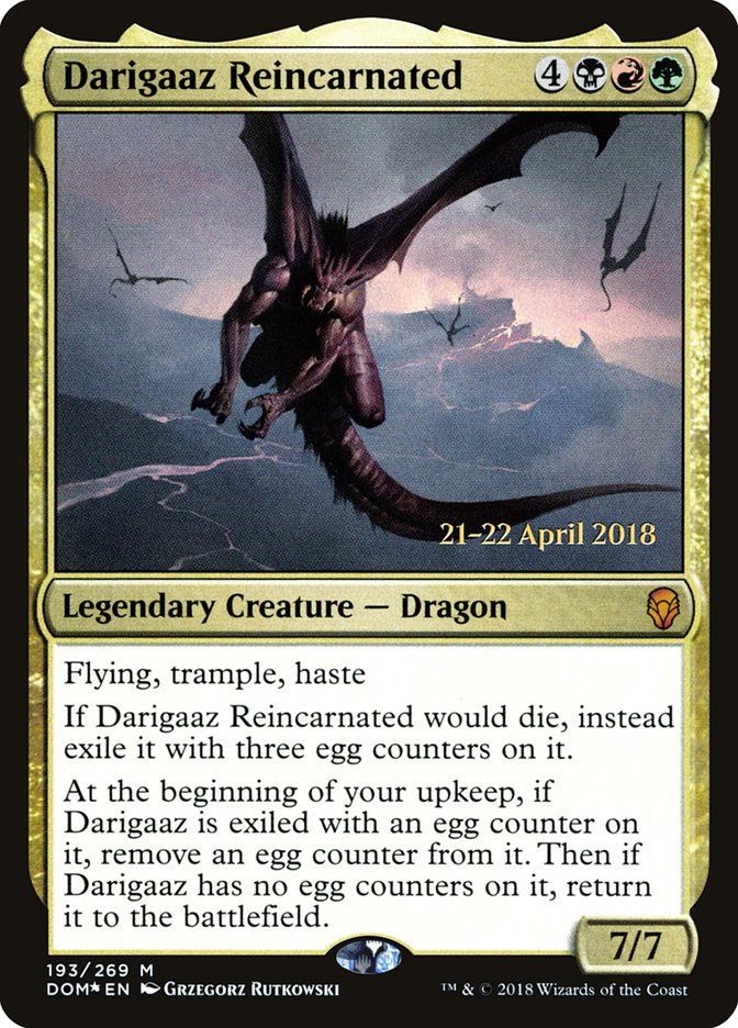 Darigaaz Reincarnated  [Dominaria Prerelease Promos] | Grognard Games