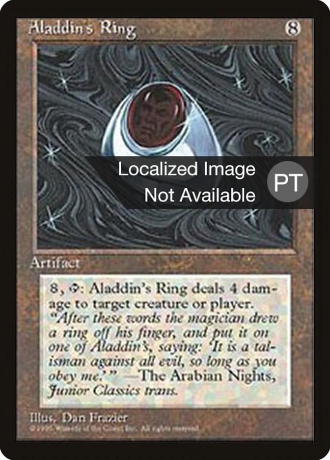 Aladdin's Ring [Fourth Edition (Foreign Black Border)] | Grognard Games