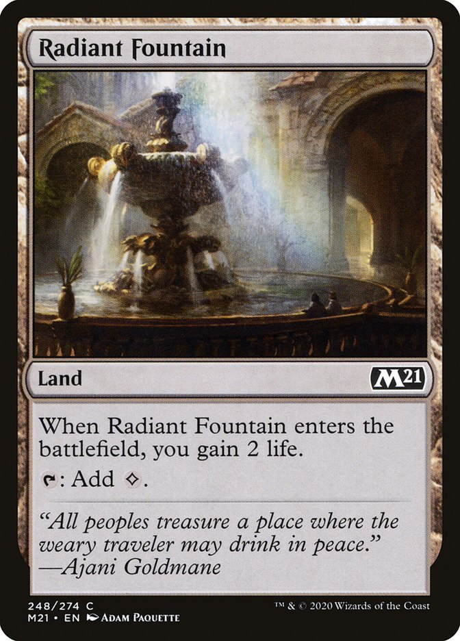 Radiant Fountain [Core Set 2021] | Grognard Games
