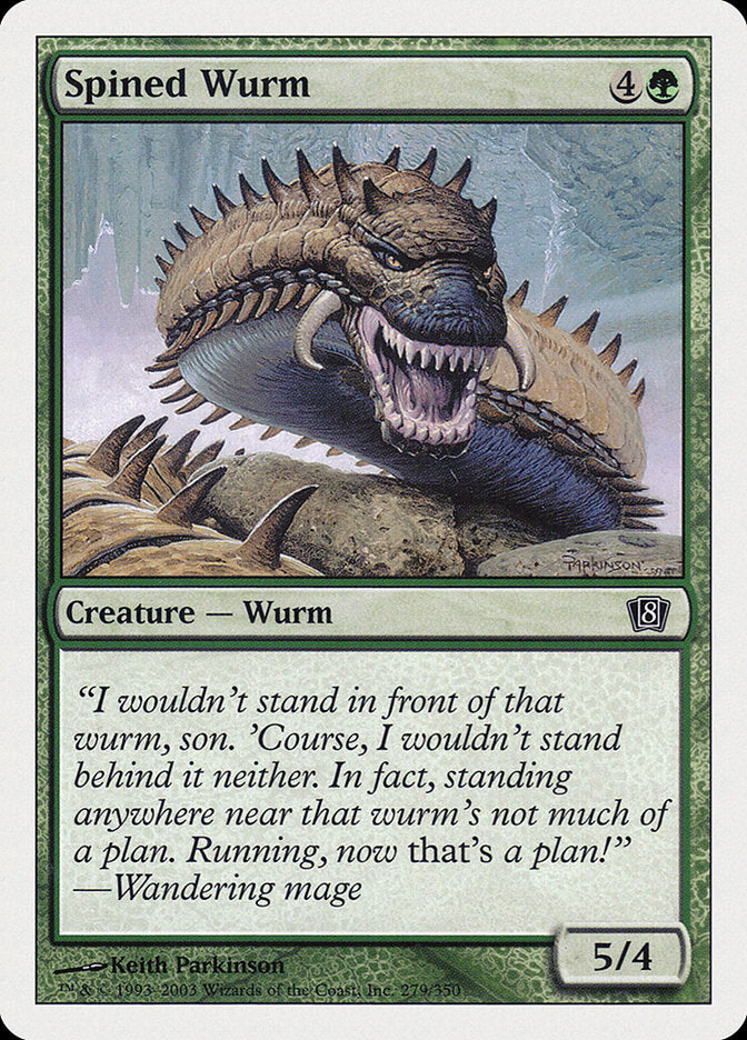 Spined Wurm [Eighth Edition] | Grognard Games