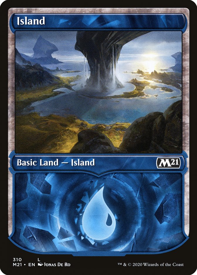 Island (310) (Showcase) [Core Set 2021] | Grognard Games