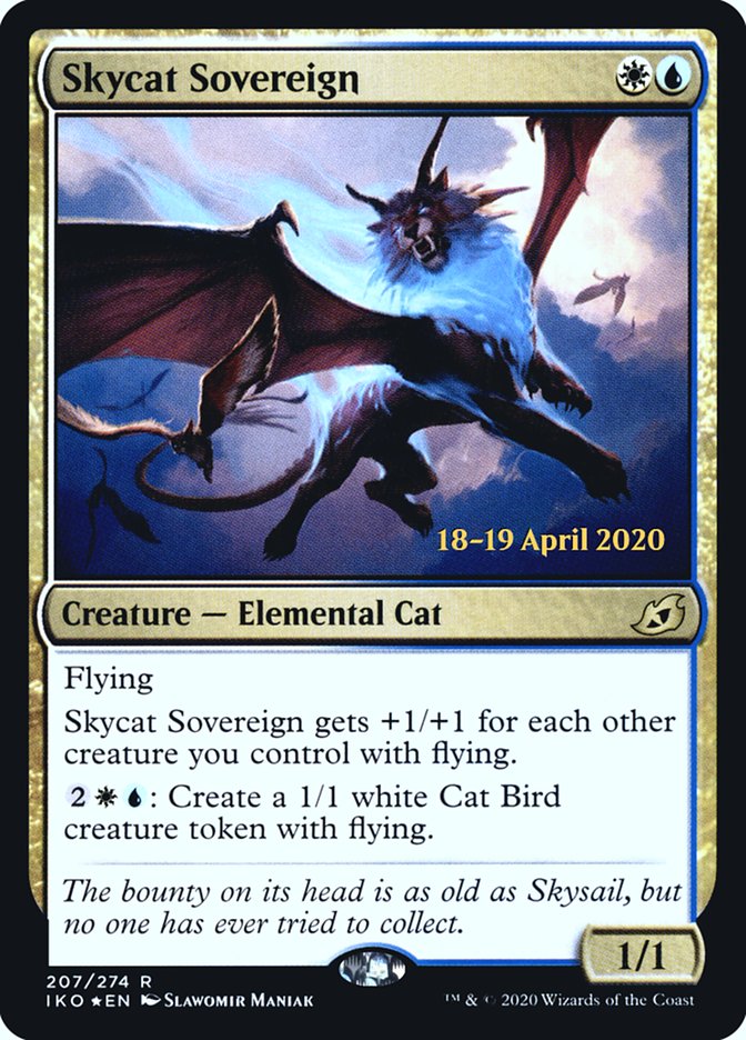 Skycat Sovereign  [Ikoria: Lair of Behemoths Prerelease Promos] | Grognard Games