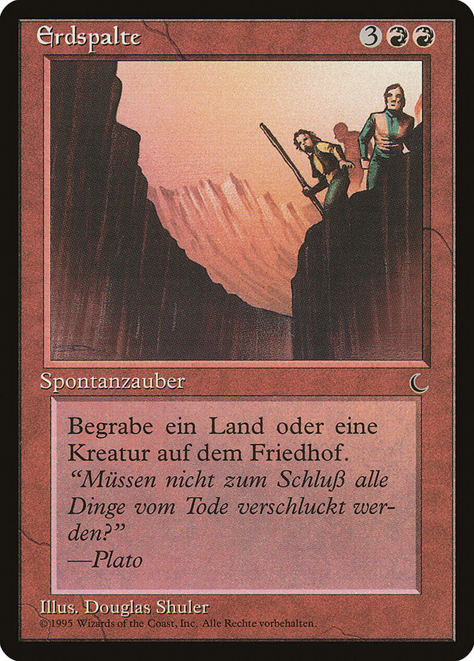 Fissure (German) - "Erdspalte" [Renaissance] | Grognard Games