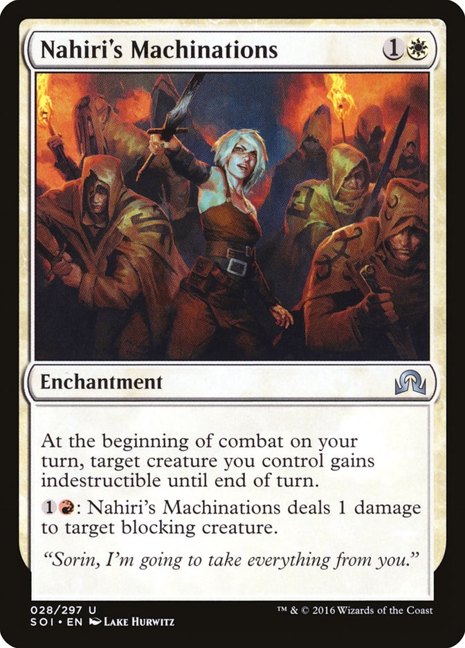 Nahiri's Machinations [Shadows over Innistrad] | Grognard Games