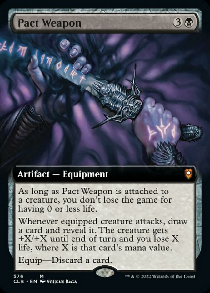 Pact Weapon (Extended Art) [Commander Legends: Battle for Baldur's Gate] | Grognard Games