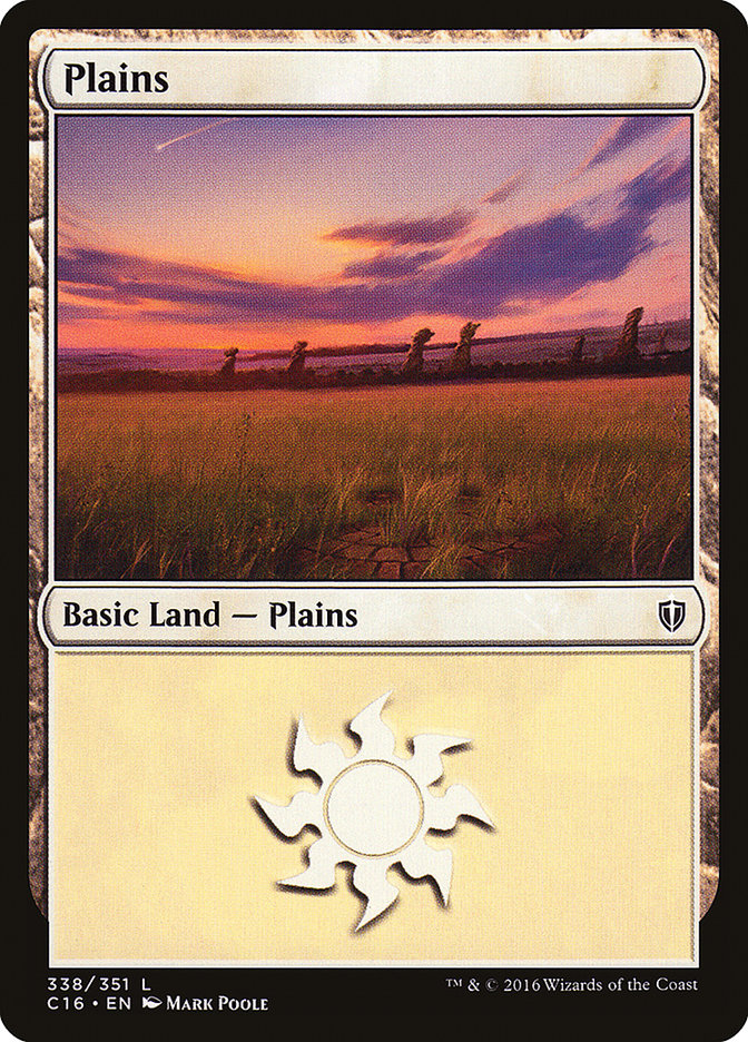 Plains (338) [Commander 2016] | Grognard Games