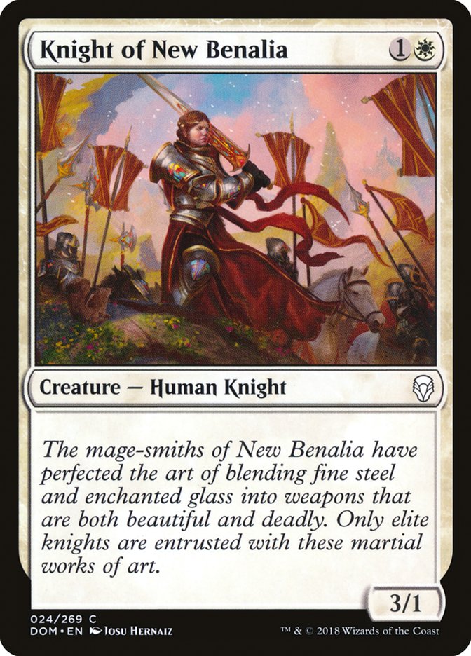 Knight of New Benalia [Dominaria] | Grognard Games