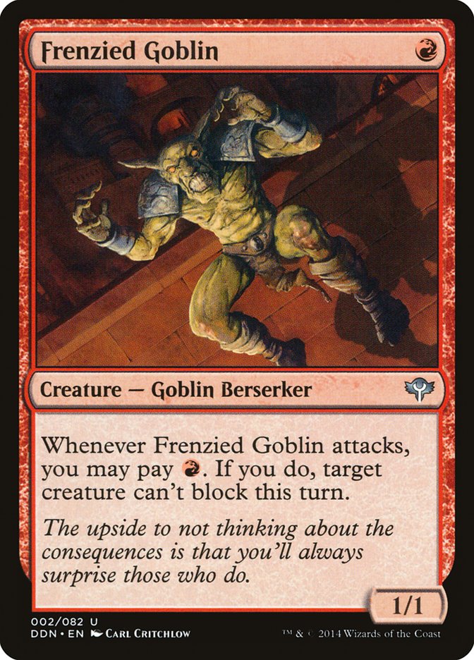 Frenzied Goblin [Duel Decks: Speed vs. Cunning] | Grognard Games