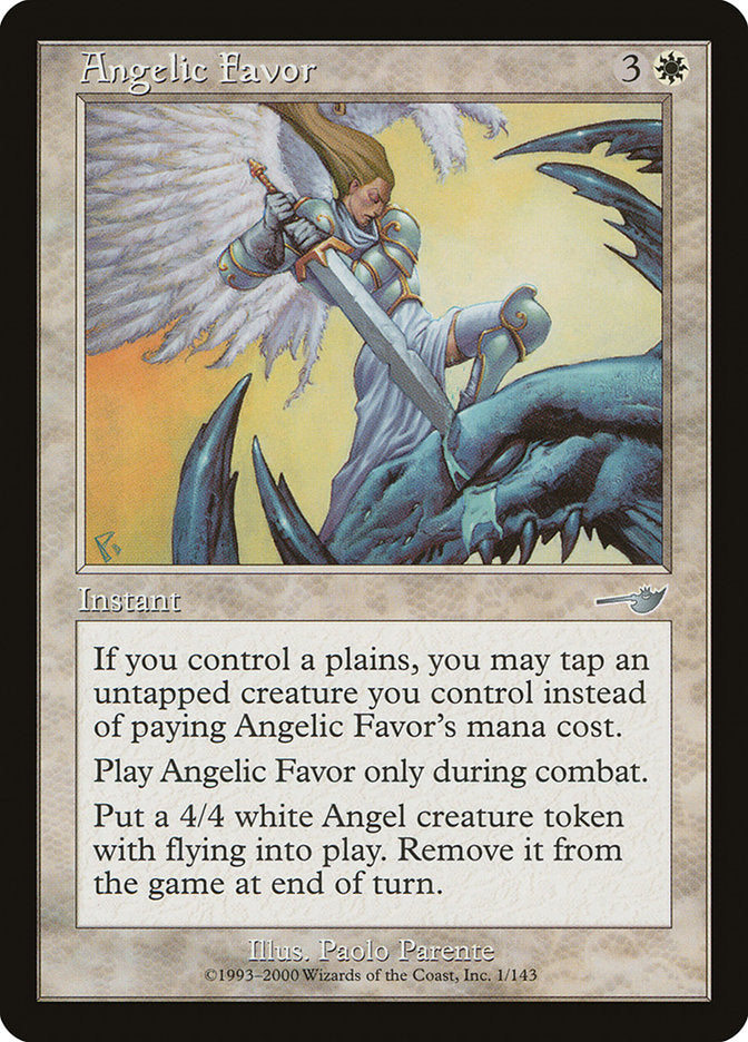 Angelic Favor [Nemesis] | Grognard Games