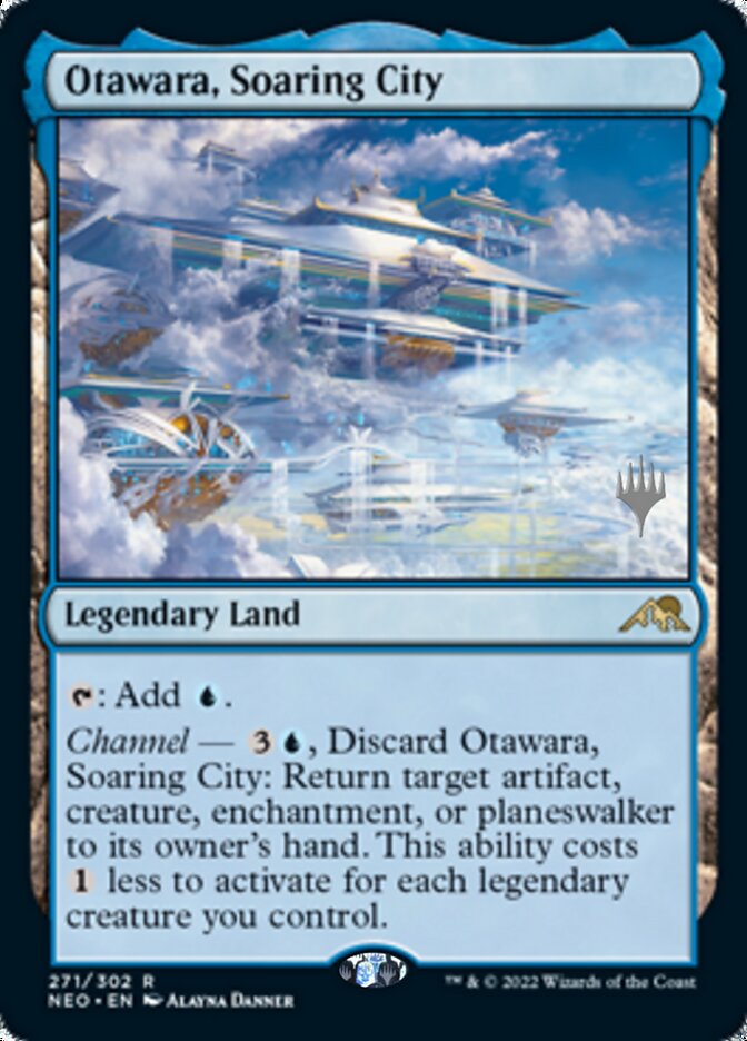 Otawara, Soaring City (Promo Pack) [Kamigawa: Neon Dynasty Promos] | Grognard Games