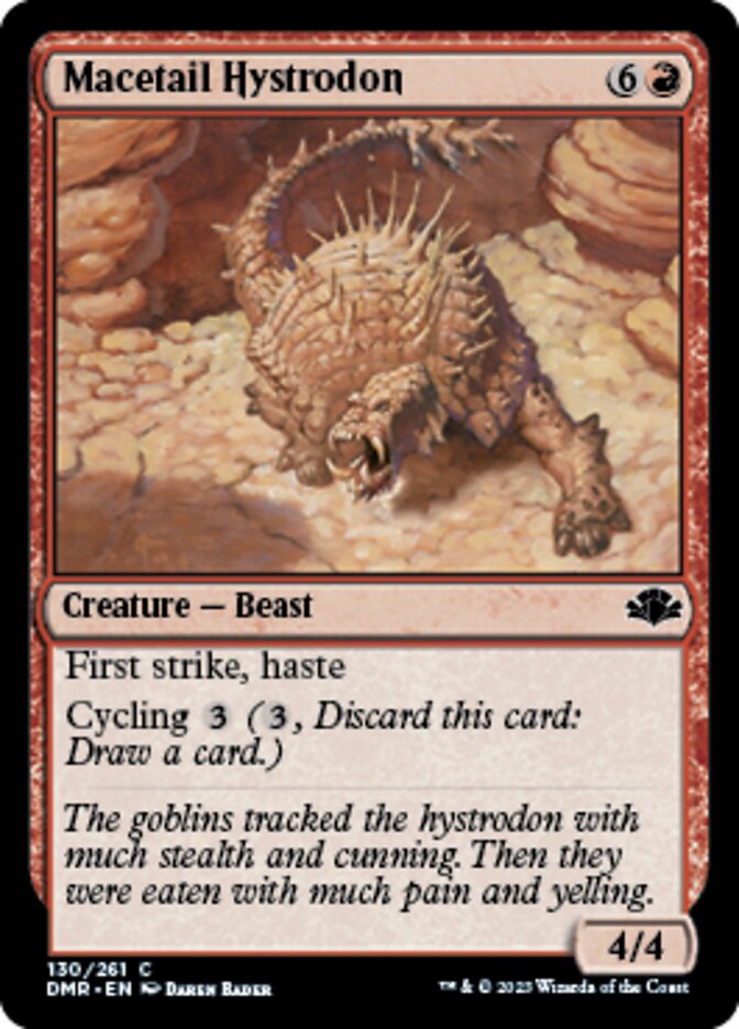 Macetail Hystrodon [Dominaria Remastered] | Grognard Games