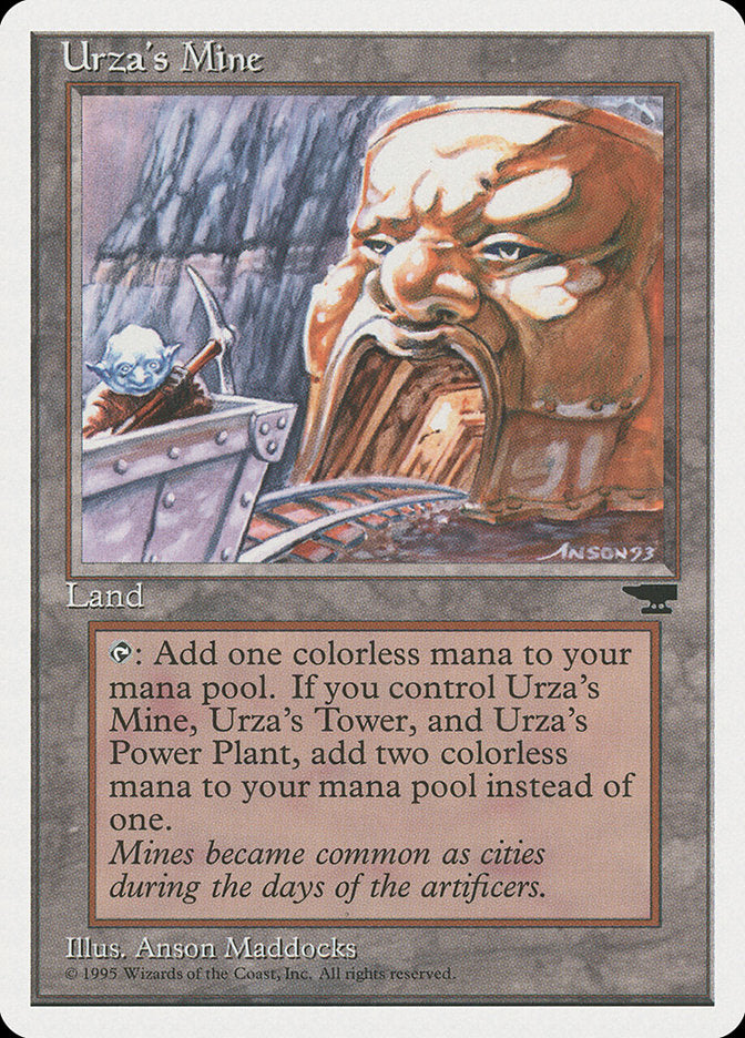 Urza's Mine (Mine Cart Entering Mouth) [Chronicles] | Grognard Games