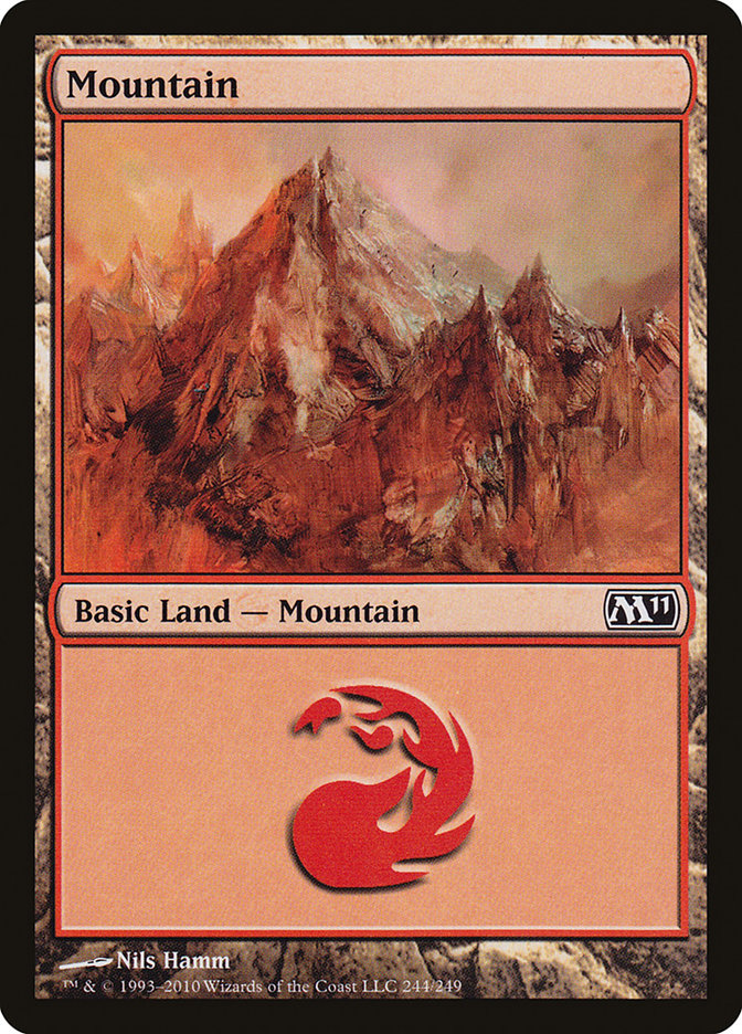 Mountain (244) [Magic 2011] | Grognard Games