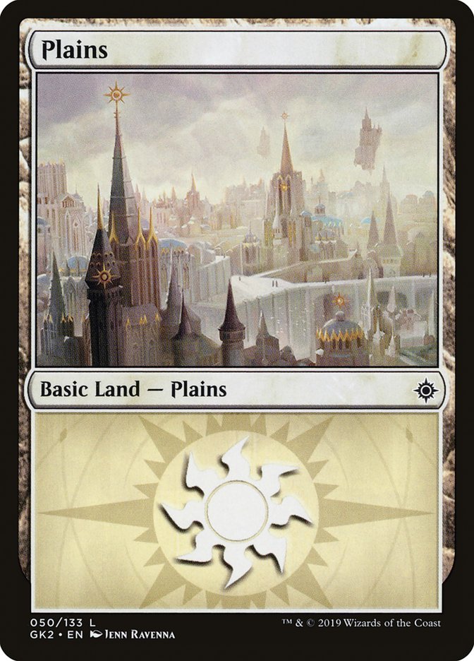 Plains (50) [Ravnica Allegiance Guild Kit] | Grognard Games