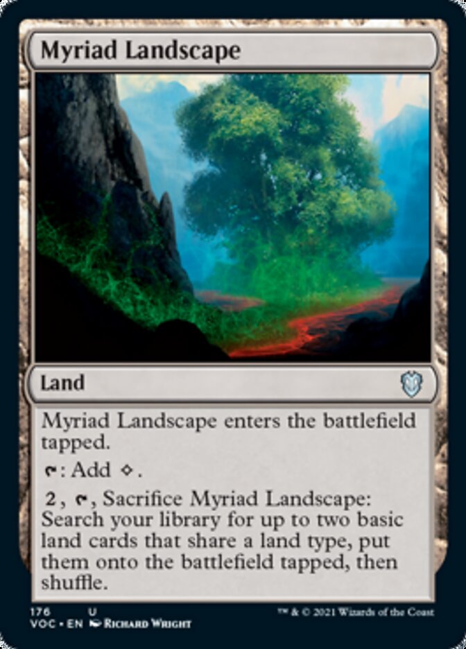 Myriad Landscape [Innistrad: Crimson Vow Commander] | Grognard Games