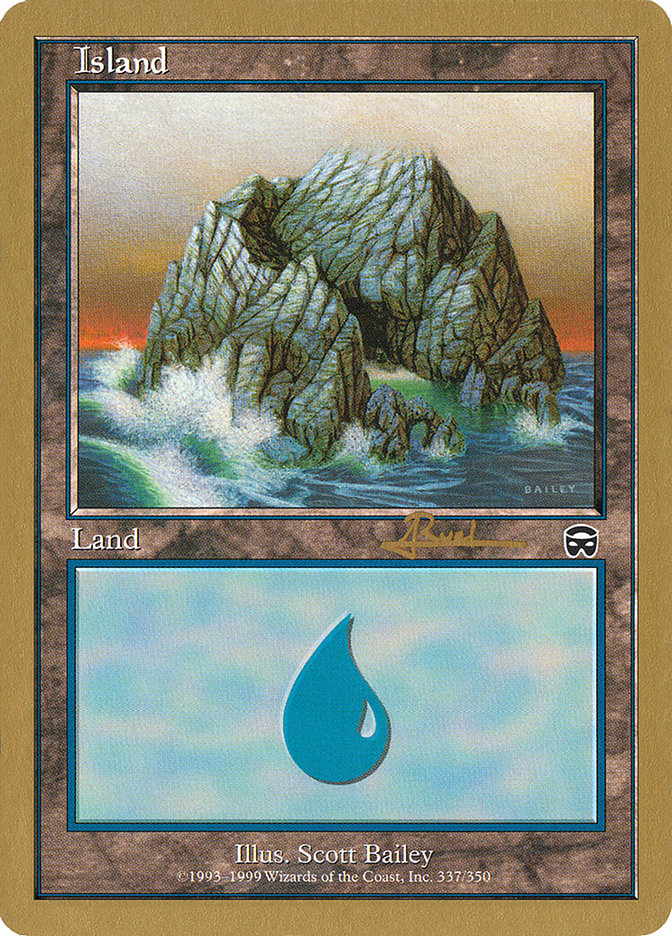 Island (ar337) (Antoine Ruel) [World Championship Decks 2001] | Grognard Games