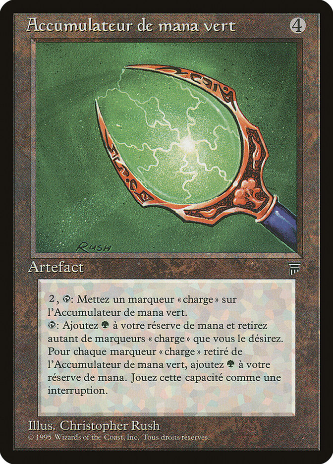 Green Mana Battery (French) - "Accumulateur de mana vert" [Renaissance] | Grognard Games