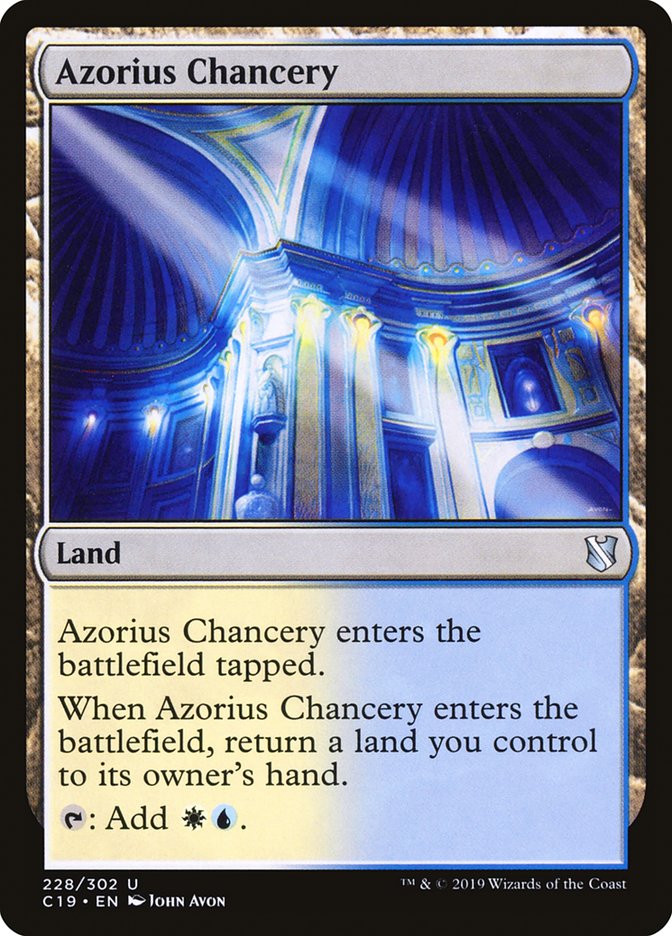 Azorius Chancery [Commander 2019] | Grognard Games