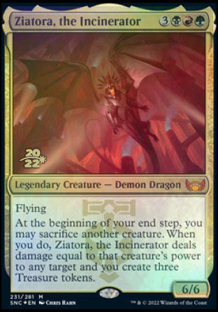 Ziatora, the Incinerator [Streets of New Capenna Prerelease Promos] | Grognard Games