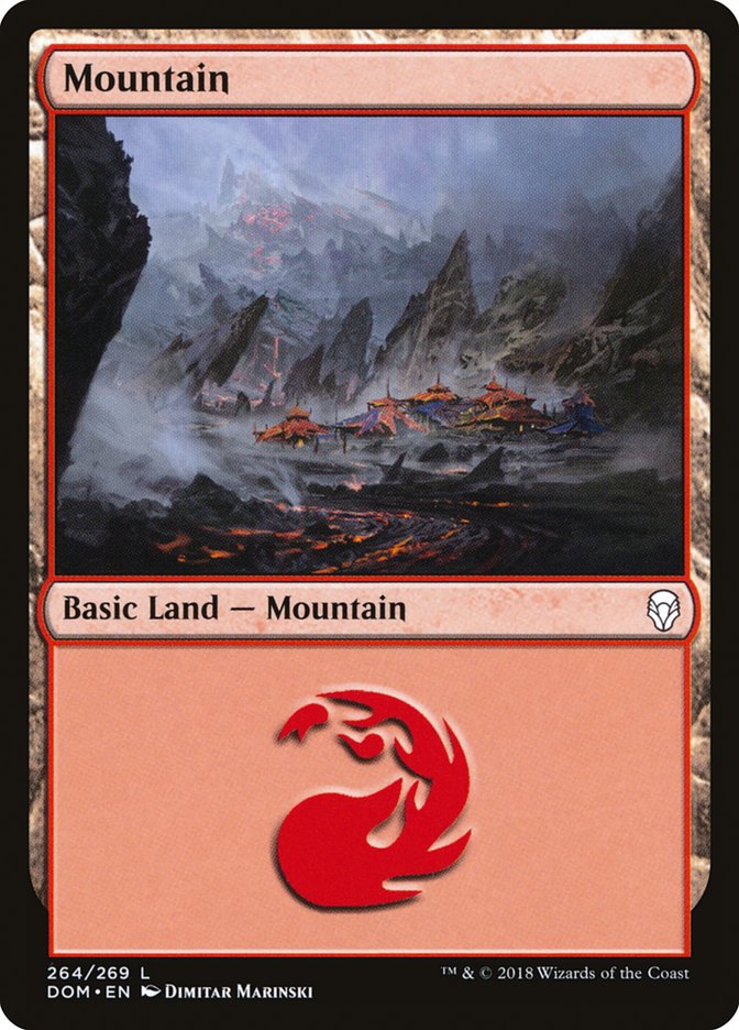 Mountain (264) [Dominaria] | Grognard Games