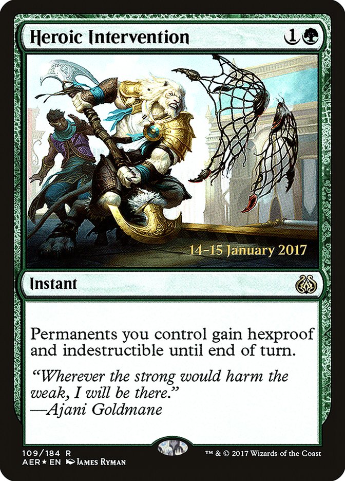 Heroic Intervention  [Aether Revolt Prerelease Promos] | Grognard Games