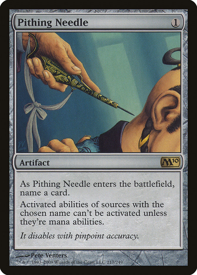 Pithing Needle [Magic 2010] | Grognard Games